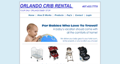 Desktop Screenshot of orlandocribrental.com